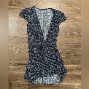 Brandy Melville Floral Wrap Mini Dress